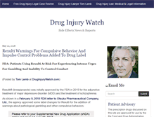 Tablet Screenshot of drug-injury.com